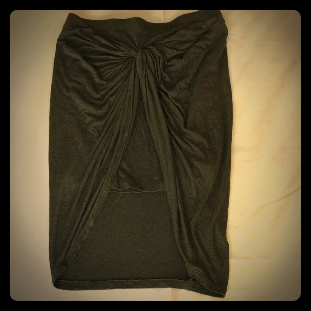 Army green Tube Top OR Mini skirt
